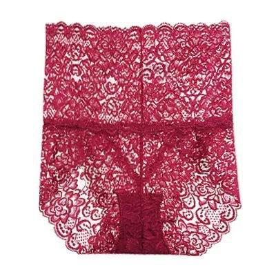 Women's High Waist Lace Panties Sexy Hollow Breathable Boxer Briefs Large Size Hip Lifting Underwear