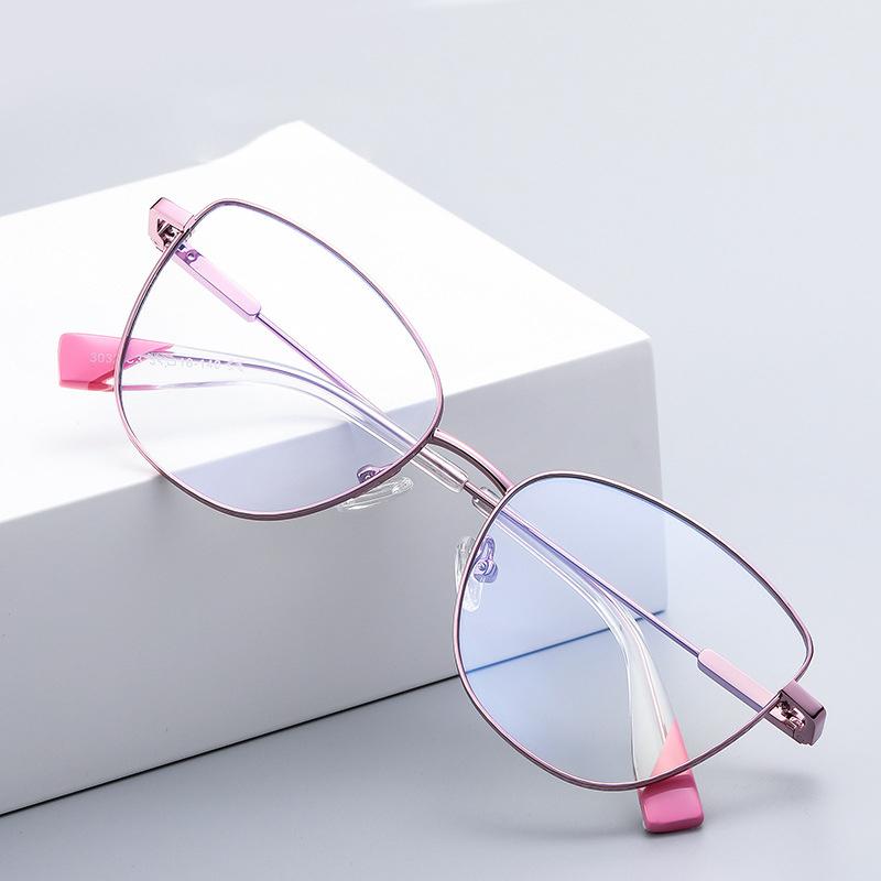 Reading Eyewear Eyeglass Frame Female Blue Feline +3 Stylish Spectacle Gold Tone Elegant Rose Sexy Eye Spectacle Premium Ladies Luxury Cat's