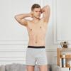 BXMAN Men's Loose Fit Cotton Knit Boxer Briefs 2-Pack