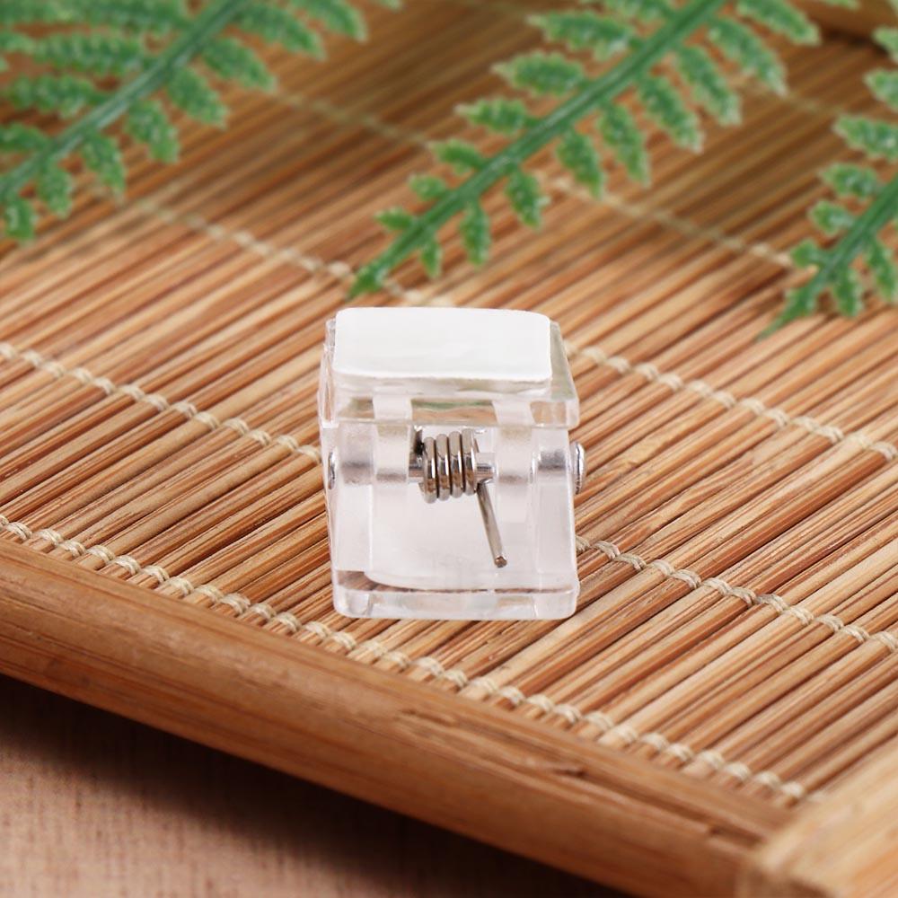 10pcs Plastic Wall Clips Portable Spring Clips Self-Adhesive Clips  Home Office Display