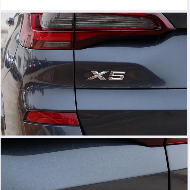For  Emblem Badge X1 X3 X4 X5 X6 GT Logo Car Rear Tail Sticker