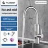 Stainless Steel Electric Faucet with Intelligent Temperature Control for Instant Hot and Cold Water