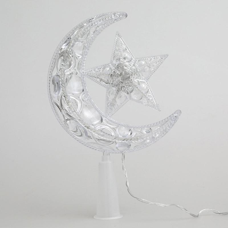 Festlicher Weihnachtsbaumstern Anhänger Schimmerndes Finish für Bäume allgemeiner Größe Feiern Sie Weihnachten mit Stil Anhänger