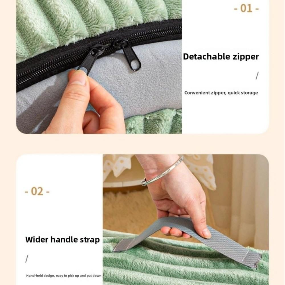 Enclosed Pet House Detachable Warm Tent Winter Dog Bed & Cat Bed  For Small Animals