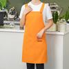 Custom Logo Waterproof Apron for Kitchen, Catering, and Coffee Shop Waitstaff