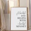 Minimalist Inspirational Quotes Mural for Office Decor