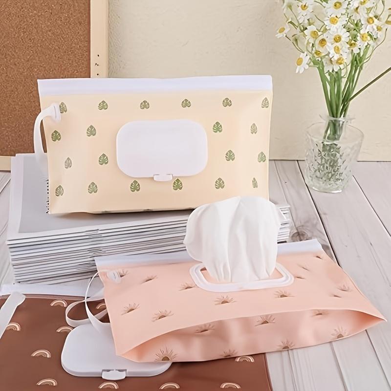1pcs Reusable EVA Wipes Case Portable, Colorful Travel Pouches with Flip Lid | Easy One-Handed Opening for Strollers & Home