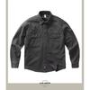 Trendy heavy-duty work shirt for men, thickened twill, loose fit, American retro style, spring and autumn, army green shirt jacket