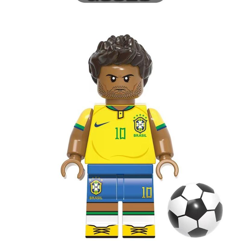 G0103 G0104 G0112 Wereldvoetbalsterren Bouwstenen Minifiguren Set Voetballers Bouwstenen Actiefiguren Model Speelgoed Verjaardagscadeau