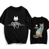 Heißer Verkauf Neues Stray Game Katze Harajuku Lässiges Print-T-Shirt Herren Damen Y2K Retro Grafik Oversized T-Shirt Print Rundhals Lässiges T-Shirt