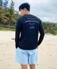 Helingbon [Set] Men'S Rash Guard Set Loose Fit Long Sleeve & Swim Pants Ri379 Ai337