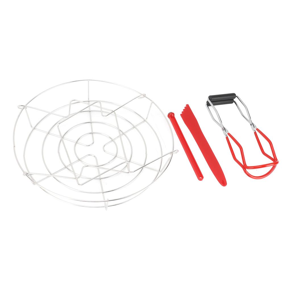 Canning Supplies Starter Kit Stainless Steel Magnetic Lid Lifter Bubble Popper Canning Jar Lifter Can Tongs for