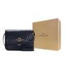 COACH Brynn Crocodile Pattern Leather Crossbody Bags Medium Women's Dark Blue (Unisex) Crossbody Bags C5631 IMMID