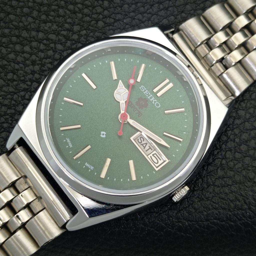 VINTAGE SEIKO EXPO 70 AUTOMATIC 6309A REFURBISHED JAPAN MENS WATCH A441811-i