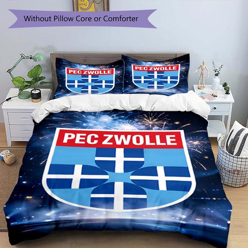 3pcs Duvet Cover Set (1*Duvet Cover + 2*Pillowcase, Without Core), PEC Zwolle Print Bedding Set, Bedroom Decor, All‑Season, Birthday Gift