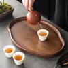 Chinese Style Bamboo Decorative Serving Tray Smooth Surface Tea Tray Vintage Fruit Platter Afternoon Tea Coffee Dessert Plate
