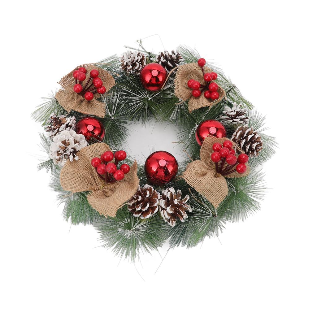 Christmas Garland Vivid Lifelike Pine Needles Christmas Decorative Garland for Front Door Home