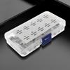 100Pcs Fast-blow Glass Tube Fuse 5 * 20MM Fast Acting Glass Fuse Amp 0.2A-20A Glass Fuse Assortment Pack with Storage Box