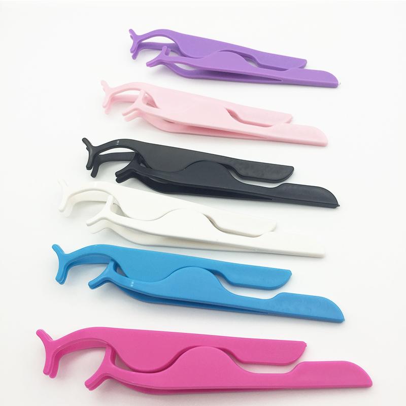 30PCS False Eyelash Tweezers False Eyelashes Applicator Eyelash Extension Curler Nipper Auxiliary Clamp Makeup Forceps Tools