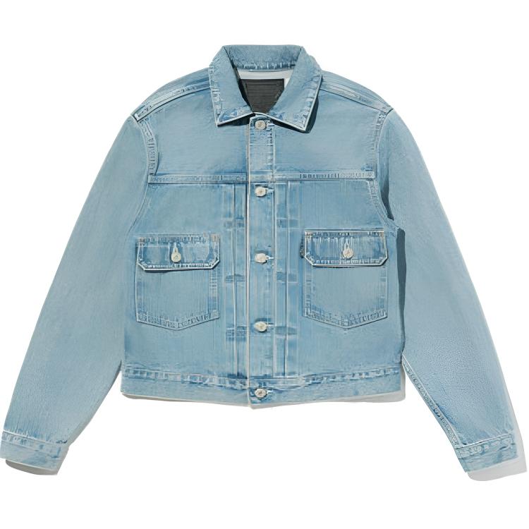 Levis Bluetab™ Series Ss25 Bluetab™ Series Double Flap Pocket Design Button Closure Denim Jacket Women Jackets Light-Blue A5884-0003