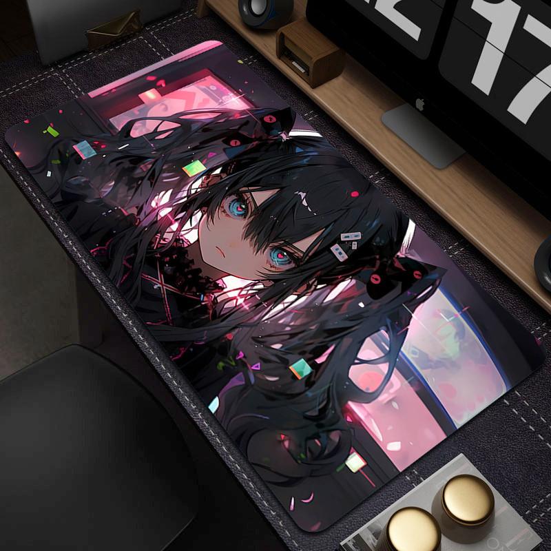 Anime Girls Mouse Pad NonSlip Gaming Mousepad Rubber Computer Keyboard Pads Office Large Table Mat