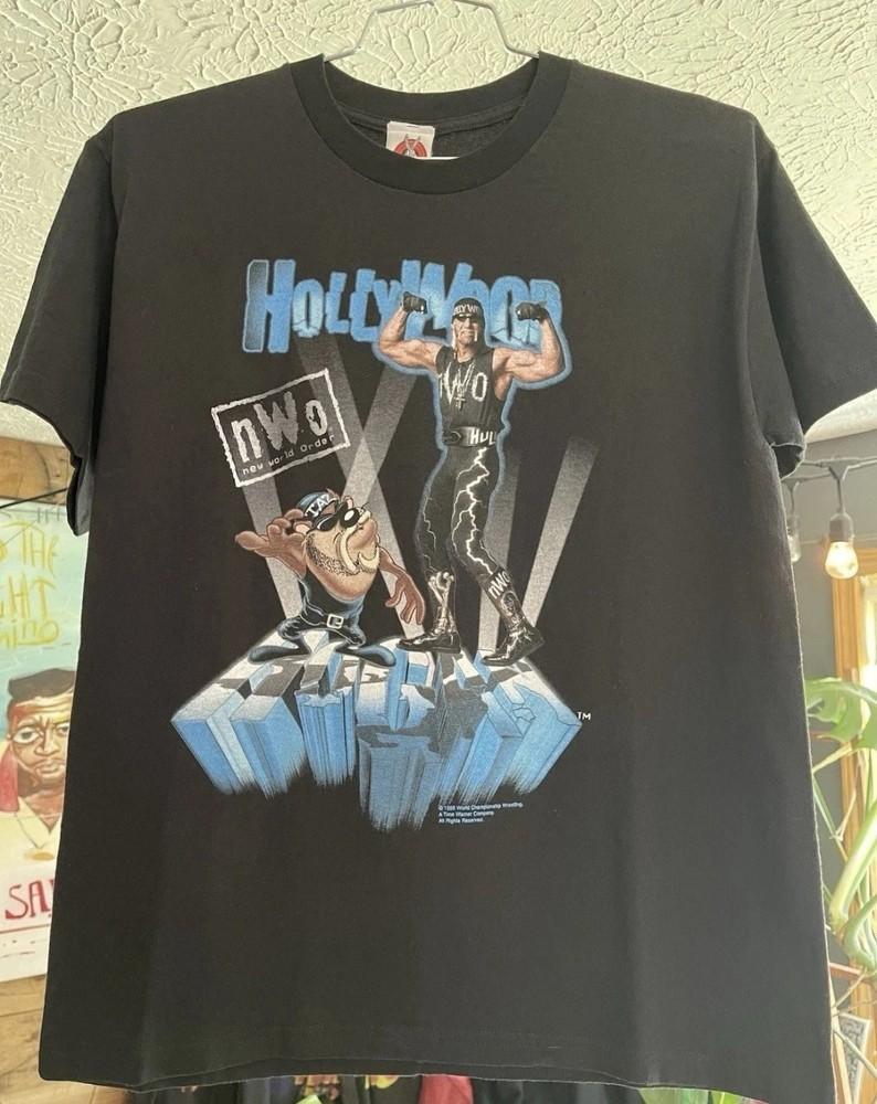 Винтажная футболка 1998 года Халк Хоган Тасманийский Дьявол Looney Tunes репринт S-5XL Унисекс M