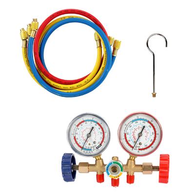 Refrigerant Manifold Gauge Set for R12 R22 R404A R134a Car Air Condition