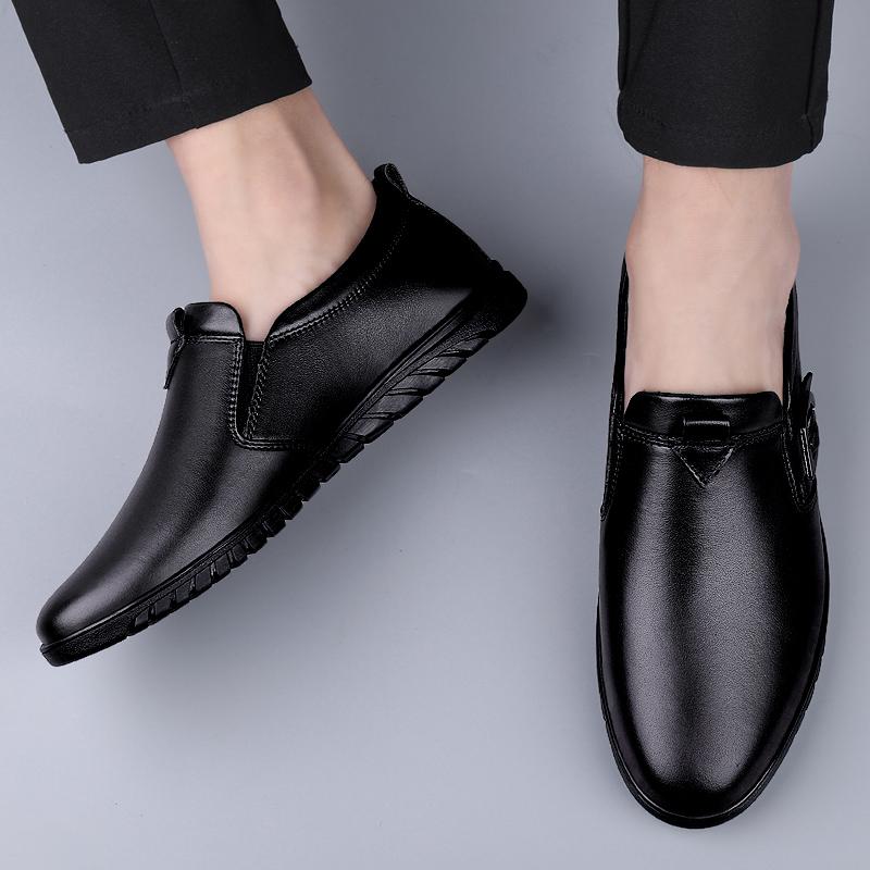 High Quality Men All-match Loafers Breathable Male Outdoor Shoe Genuine Leather Mens Slip on Footwear Hollow Out Men Casual Shoe