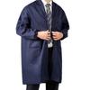 Unisex Dustproof Blue Workwear Robe with Printing & Embroidery