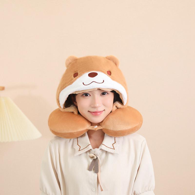 New 35CM Red Panda Raccoon Sloth  Animals Dolls Soft Neck PillowCartoon Office Car Break Decoration Birthday Christmas Gifts