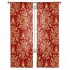 Dragon Red Background Tulle Curtain For Living Room Bedroom Kitchen Decoration Window Voiles Tulle Curtain