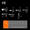 Durability PVC Coating DC5.5x2.1mm To USB C Charging Cord Featuring 5V/9V/12V/15V/20V/28V Adjustable Output Voltages