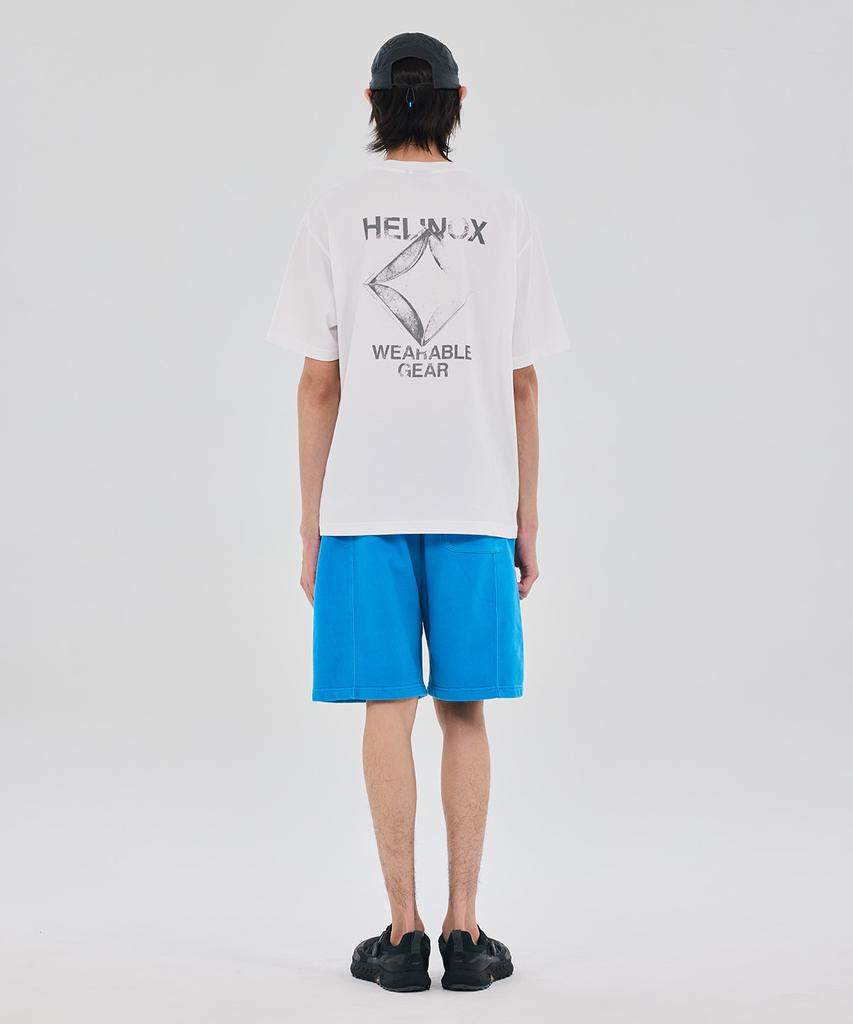 Hellinogseuweeo Magic Hours Logo Short Sleeve T-Shirt_White