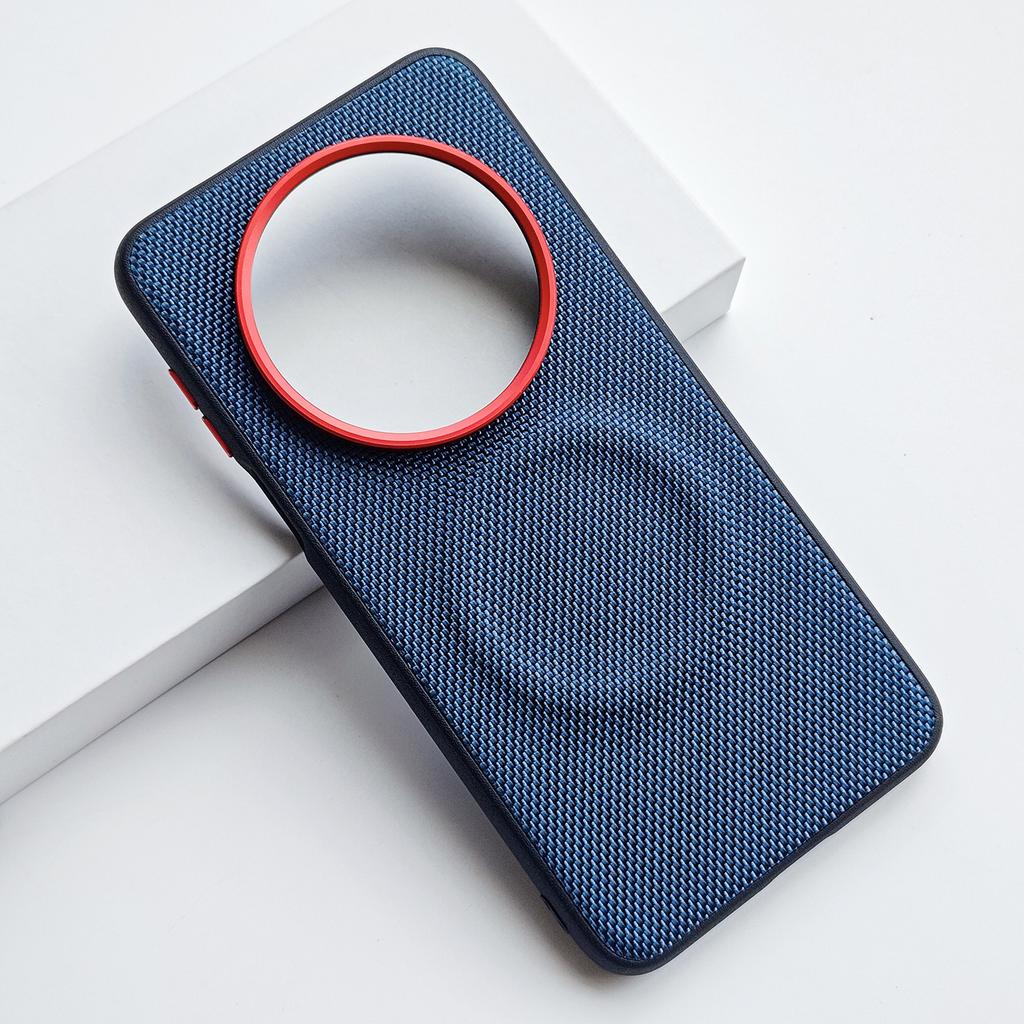For Huawei Mate 80 Pro Max RS Case Shockproof Matte Magnetic Soft Hybrid TPU+Nylon+Metal Back Anti-Fingerprint Cover