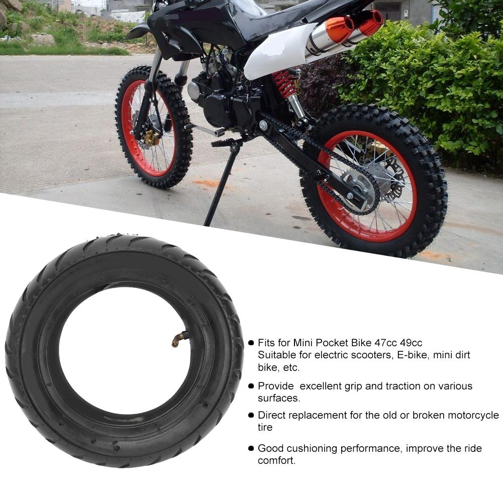110506.5 Motorcycle Rear Tire Inner Tube Rubber Fits for Mini Pocket Bike 47cc 49cc