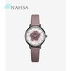 Nafisa Belt Exam Watch for Female Students in Middle and High School, Simple and Elegant Niche Watch with Small Dial Quartz Watch
