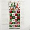 Fabric Christmas Advent Calendar Christmas Countdown Calendar with Pockets