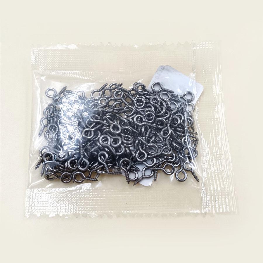 200PCS/Pack Mini Findings for Bracelet Hooks Jewelry Making Clasps Screw High Quality Beads Screw Threaded Delicate DIY Earrings Jewelry Accessories