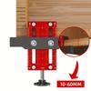Adjustable Woodworking Cabinet Door Installation Jig - Precision Measurement Drilling Tool Manual Tool Kit for Home Renovation