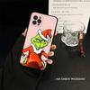 C-Christmas G-Green M-Monsters Phone Case For IPhone 16 15 8 7 6 6S Plus X SE XR XS 14 11 12 13 Mini Pro Max Mobile Case