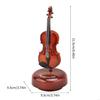 Violin Music Box,Retro Clockworks Mechanism Wind Up Musical Box Gift for Christmas/Birthday/Valentines Day Desk Ornament B03E 3