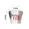 304 Stainless Steel Semi-Circular Fire Sand Bucket