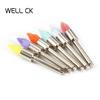 100pcs/box Dental Materials Polishing Brush Color Prophylaxis White Nylon Flap Taper