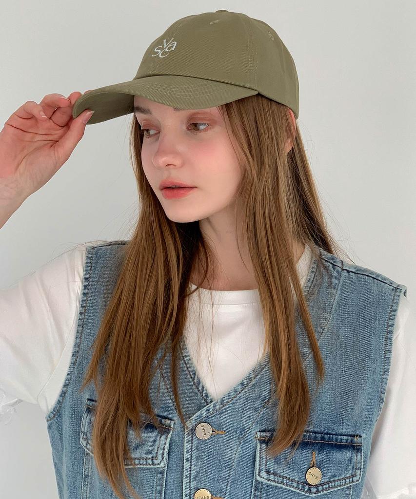 Baseukala Vasc Logo Stitch Embroidered Ball Cap Khaki