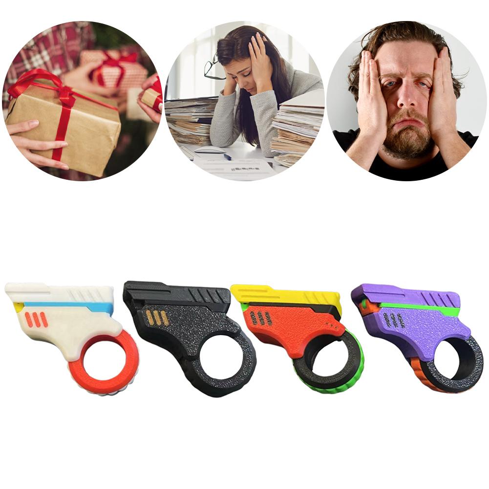 3D Printed EDC Soothing Spinner Effective Stress Reduction Metal Hand Spinner Office Desk Toys for Anxiety and ADHD Sufferers