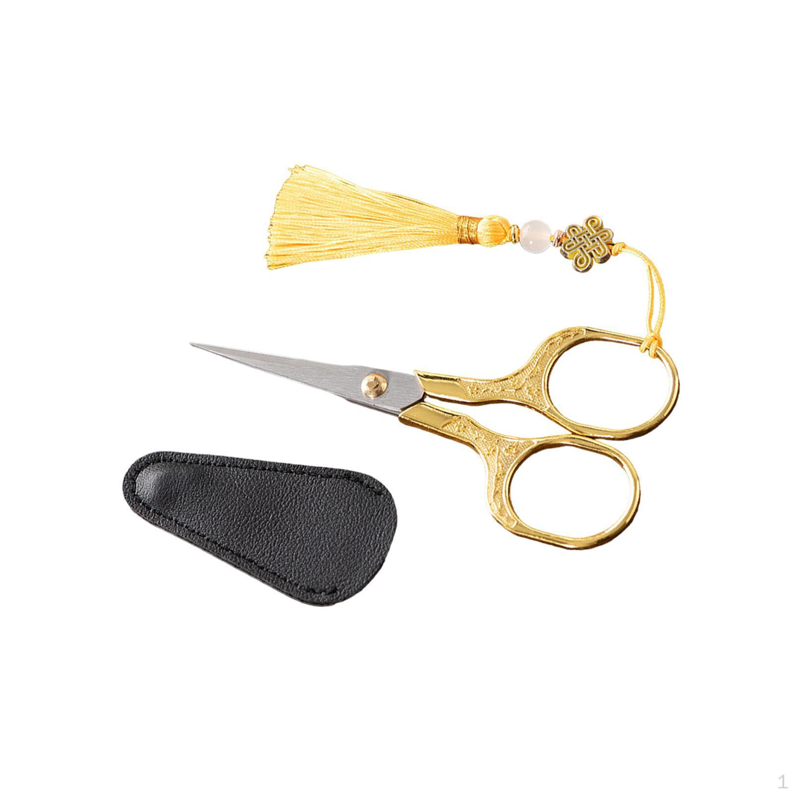 

Ножницы для вышивания маленькие винтажные чайные для домашнего хозяйства вязание шитье Gold