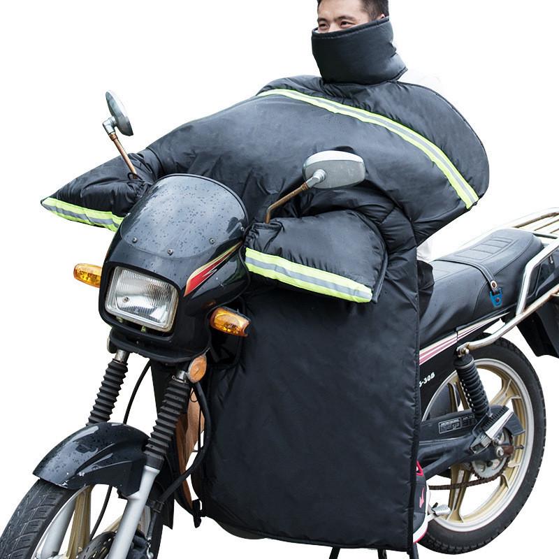 Men's Extra Large Winter Fleece-Lined Waterproof Motorcycle Windshield