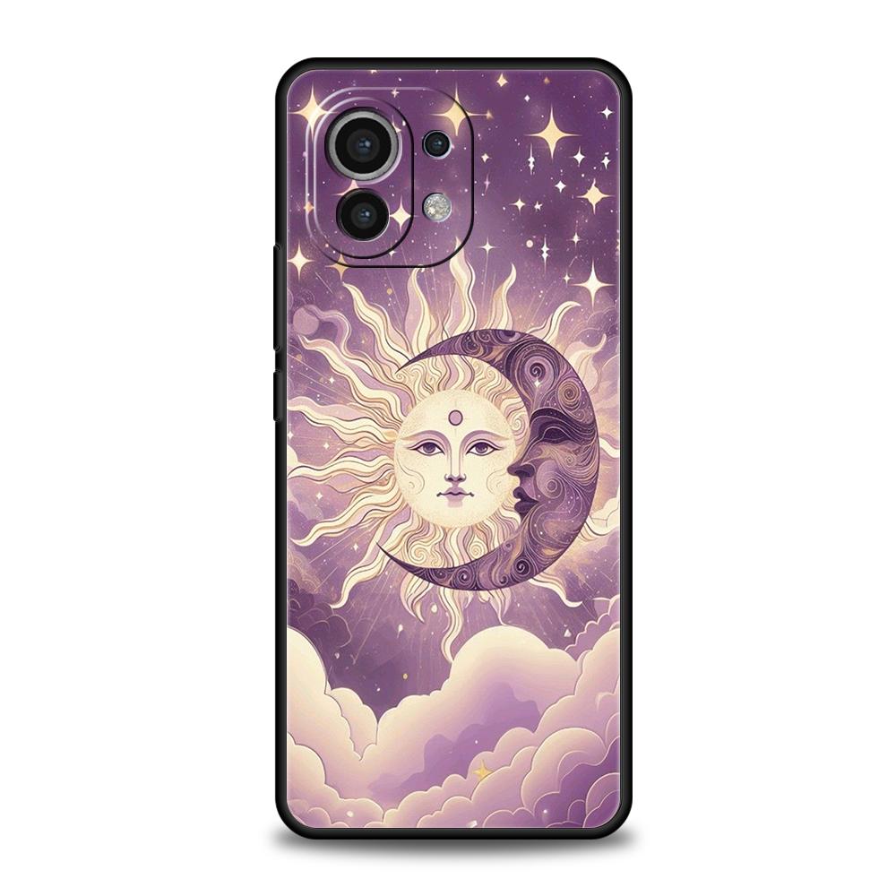 Moon Sun Phone Case Cover for Xiaomi Mi 15 14 13 12 11 Ultra 14T 13T 12T 11T 10T Pro Lite 5G Shockproof Silicone Capas Funda Bag