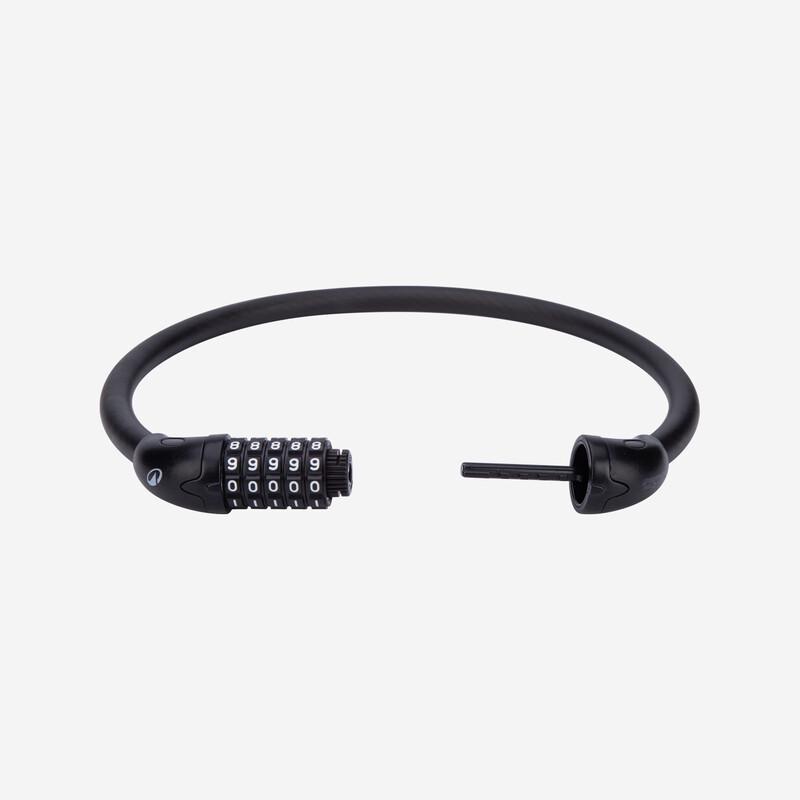 Decathlon 70cm Kombinovaný lankový zámek na kolo