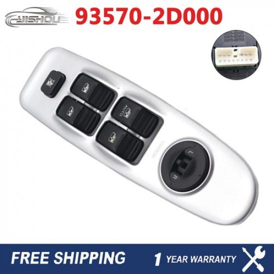 Master Power Window Door Switch for 2001-2006 Hyundai Elantra NEW 93570-2D000